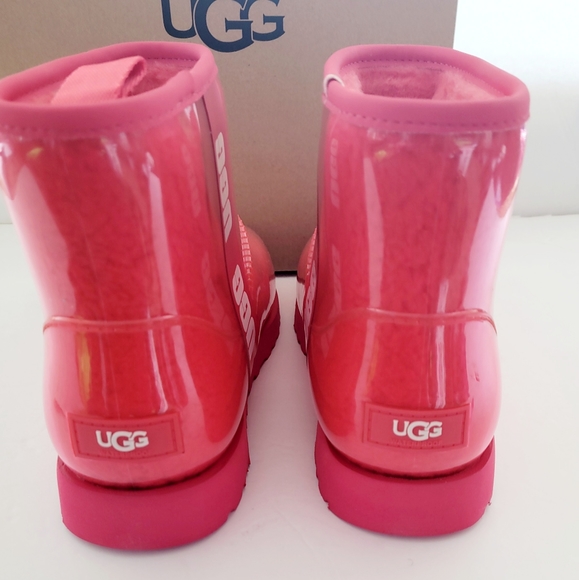 UGG Hibiscus Pink hspk Classic Clear Mini - Picture 2 of 6
